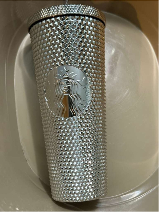 Starbucks Other - Disney Starbucks 100th Anniversary Mickey Chrome Tumbler 24oz Disneyland NWT